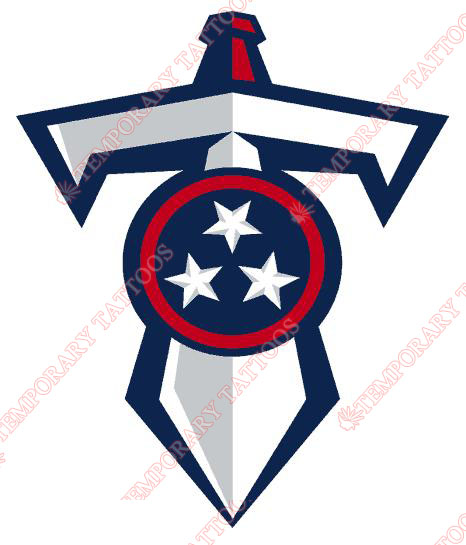 Tennessee Titans Customize Temporary Tattoos Stickers NO.836